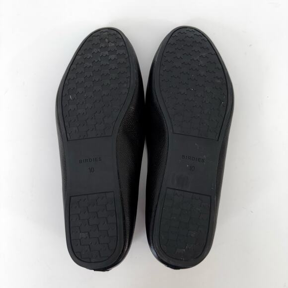 Birdies The Starling Leather Slip-On Loafers Flats Shoes Black 10 Padded Insole - Picture 11 of 13